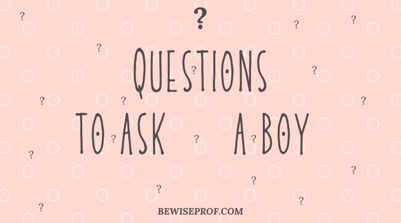 Pertanyaan untuk ditanyakan kepada seorang anak laki-laki