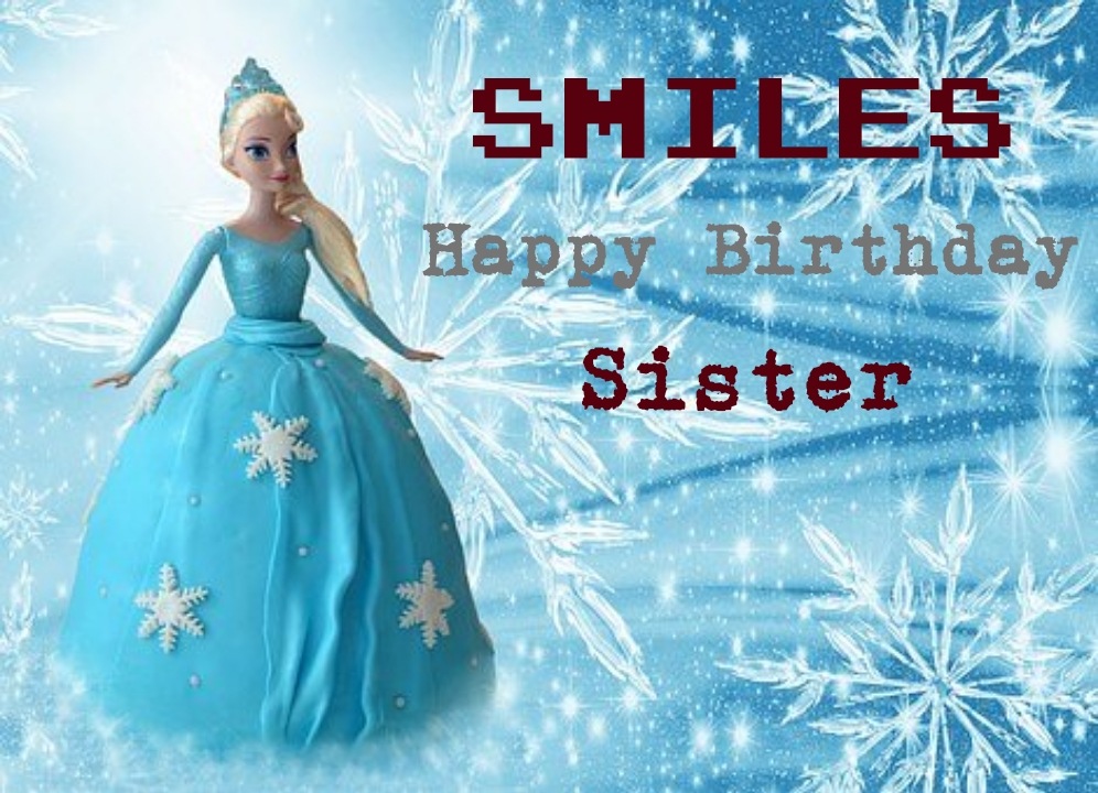 Funny happy birthday sister image