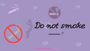 Do not smoke