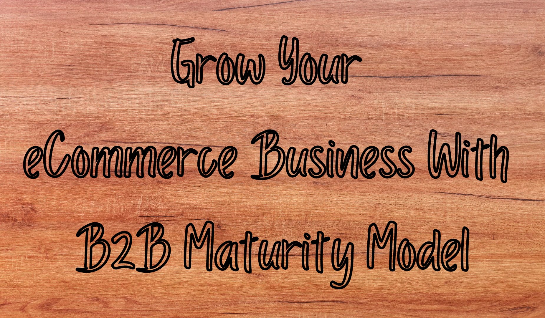 Grow Your eCommerce Business With B2B Maturity Model