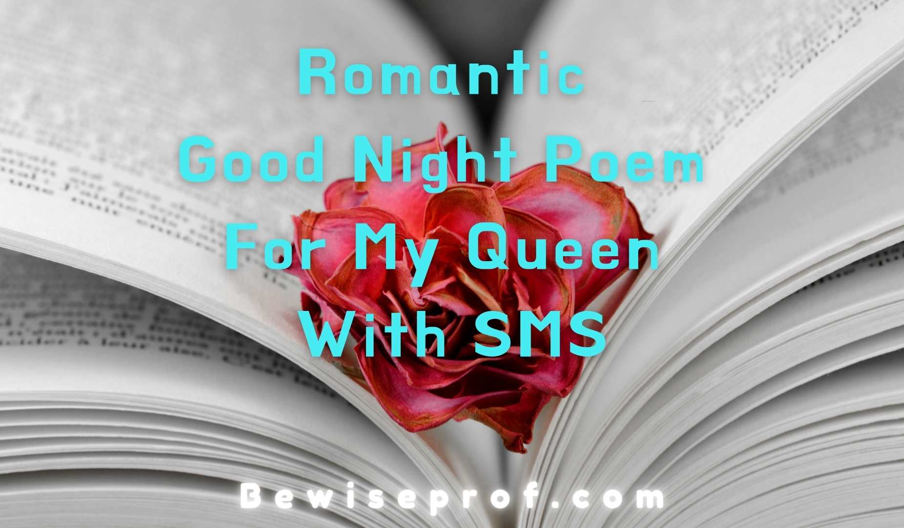 Romantic Good Night Poem For My Queen With SMS