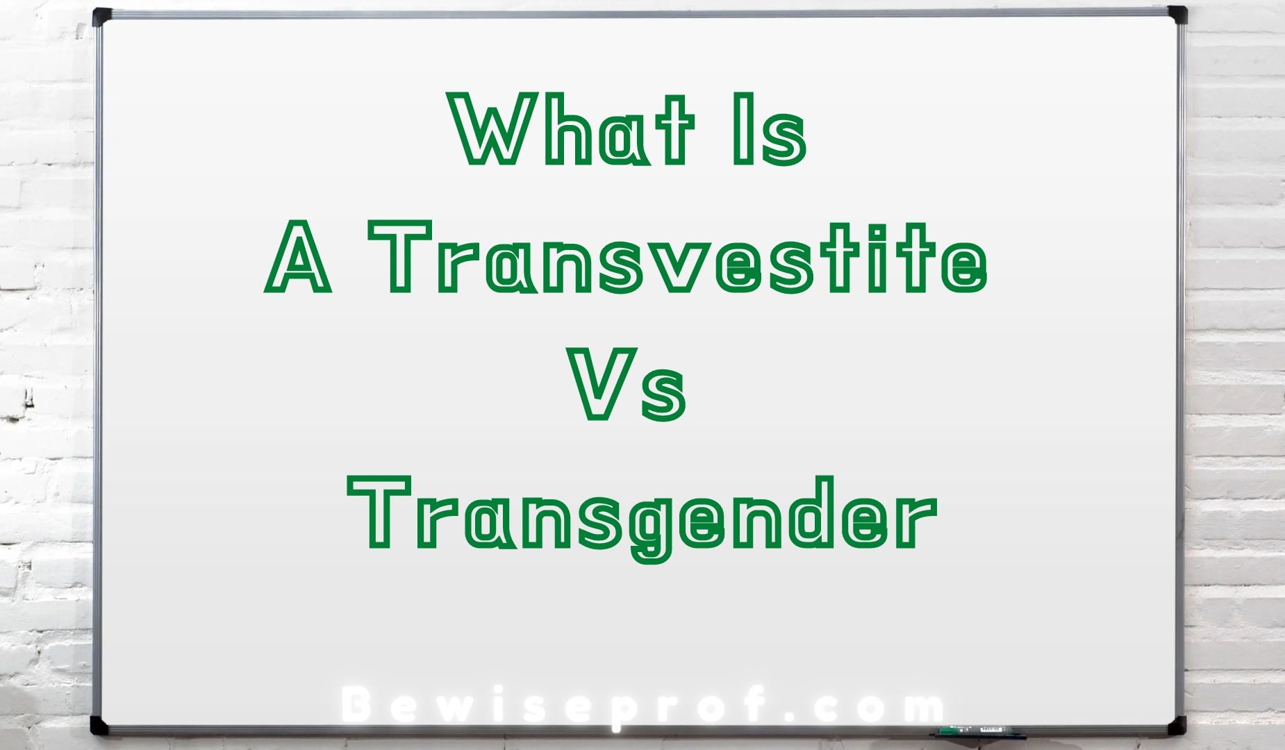 What Is A Transvestite Vs Transgender
