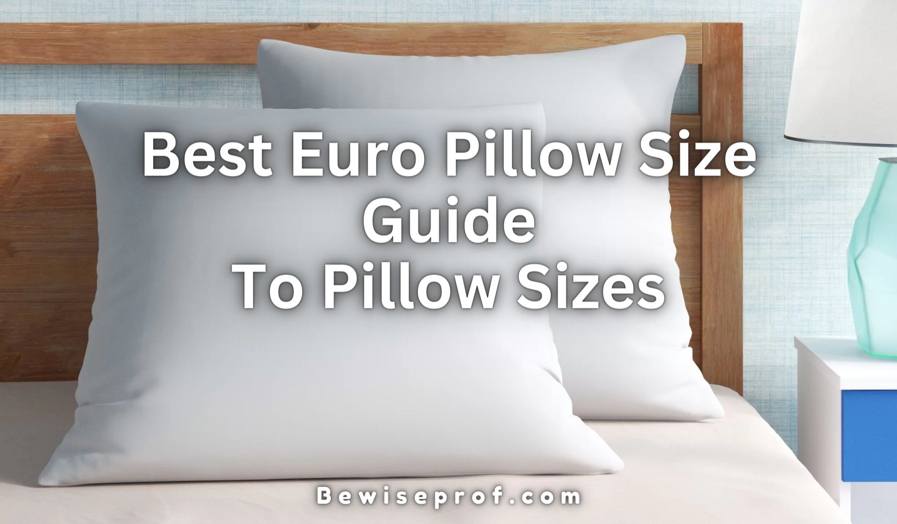 Best Euro Pillow Size Guide To Pillow Sizes Be Wise Professor