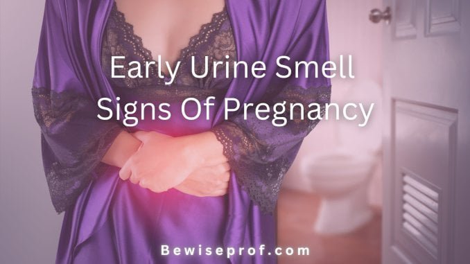 Early Urine Smell Signs Of Pregnancy