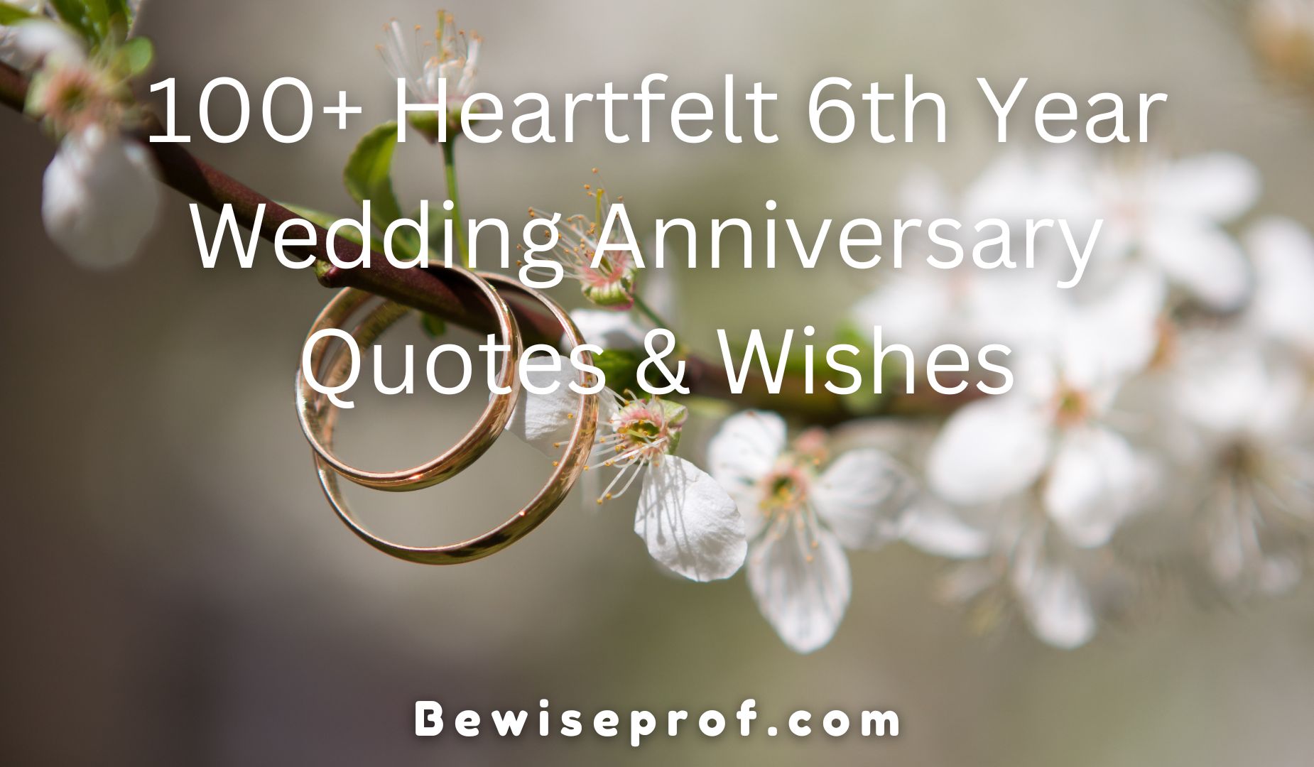 100+ Heartfelt 6th Year Wedding Anniversary Quotes And Wishes