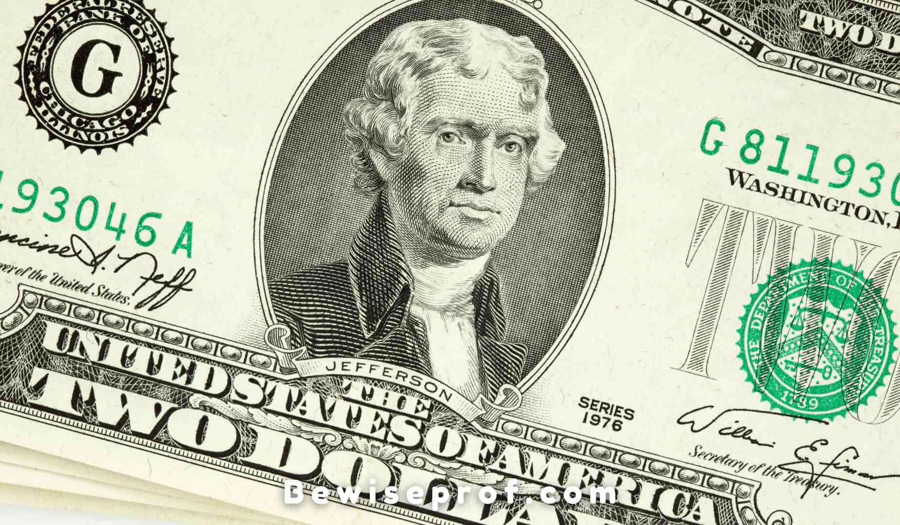 Джефферсон купюра. 2 Доллара. 2 Доллара купюра 1976. Два доллара одной купюрой 1976 года. 2 Dollar Bill.